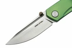 Real Steel Luna Maius Titanium Spring Green 7094, Navaja -KNIVESANDTOOLS Ventas RL7094 03 realsteel