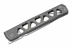 Real Steel Bruns Titanium, Stonewash 7661S Navaja, Diseño Ivan Braginets -KNIVESANDTOOLS Ventas RL7661S 05 realsteel