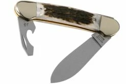 Robert Klaas Beer Canoe 95mm Cuerno De Venado 2506-K-251 Navaja -KNIVESANDTOOLS Ventas RS2506 K 251 02 robert klaas