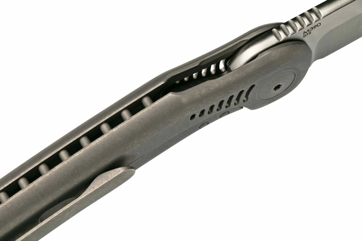 Reate Gents 9 Dark Bead Blast Titanium, M390, GTS-DBB Navaja 8 Reate Gents 9 Dark Bead Blast Titanium, M390, GTS-DBB Navaja - Imagen 6