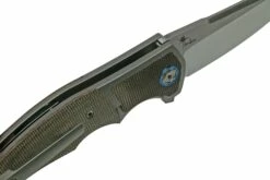 Reate Mini Crossroads M390, Green Micarta MCR-GRM Navaja, Diseño Kirby Lambert 17 Reate Mini Crossroads M390, Green Micarta MCR-GRM Navaja, Diseño Kirby Lambert -KNIVESANDTOOLS Ventas RT MCR GRM 07 reate