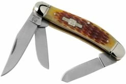 Rough Ryder Sowbelly Stockman Amber Bone RR080 Navaja Slipjoint