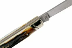 Rough Ryder Doctors Knife Cinnamon Stag RR2158 Damascus Navaja Slipjoint -KNIVESANDTOOLS Ventas RY2158 06 rough ryder