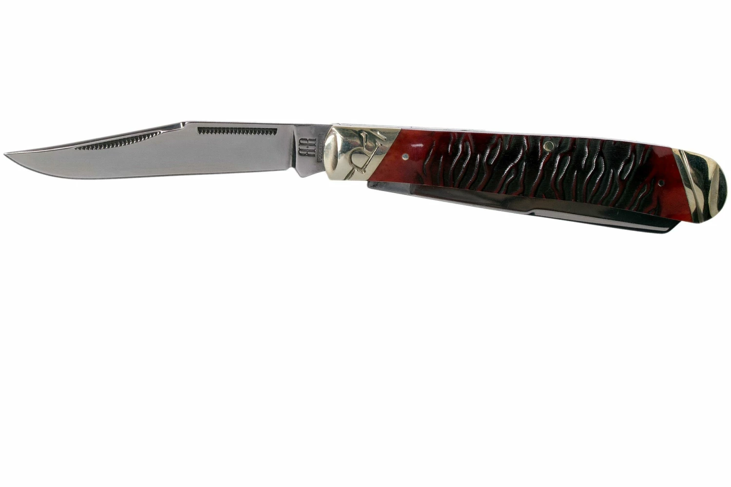 Rough Ryder Tiger Stripe Trapper RR2218 Navaja 5 Rough Ryder Tiger Stripe Trapper RR2218 Navaja - Imagen 3