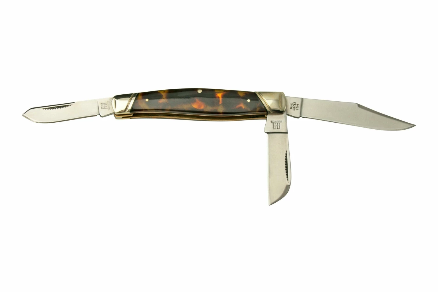 Rough Ryder Imitation Tortoise Stockman, RR2439 Navaja 4 Rough Ryder Imitation Tortoise Stockman, RR2439 Navaja - Imagen 2