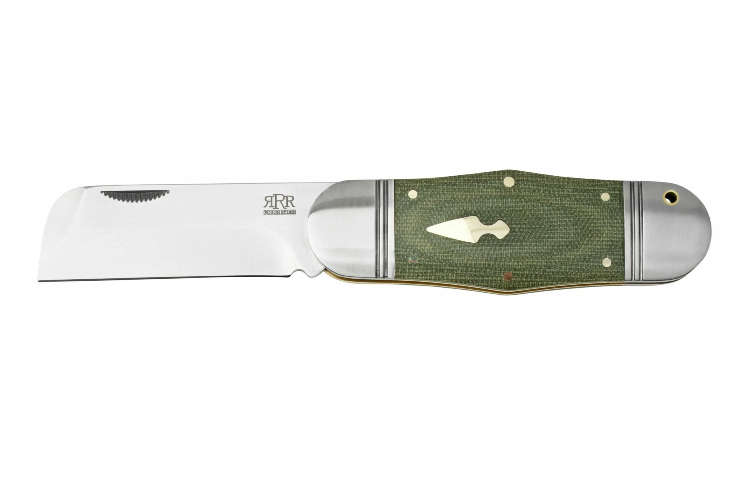 Rough Ryder Reserve Hippo Toe OD Green Micarta, RRR015 Navaja Slipjoint 3 Rough Ryder Reserve Hippo Toe OD Green Micarta, RRR015 Navaja Slipjoint