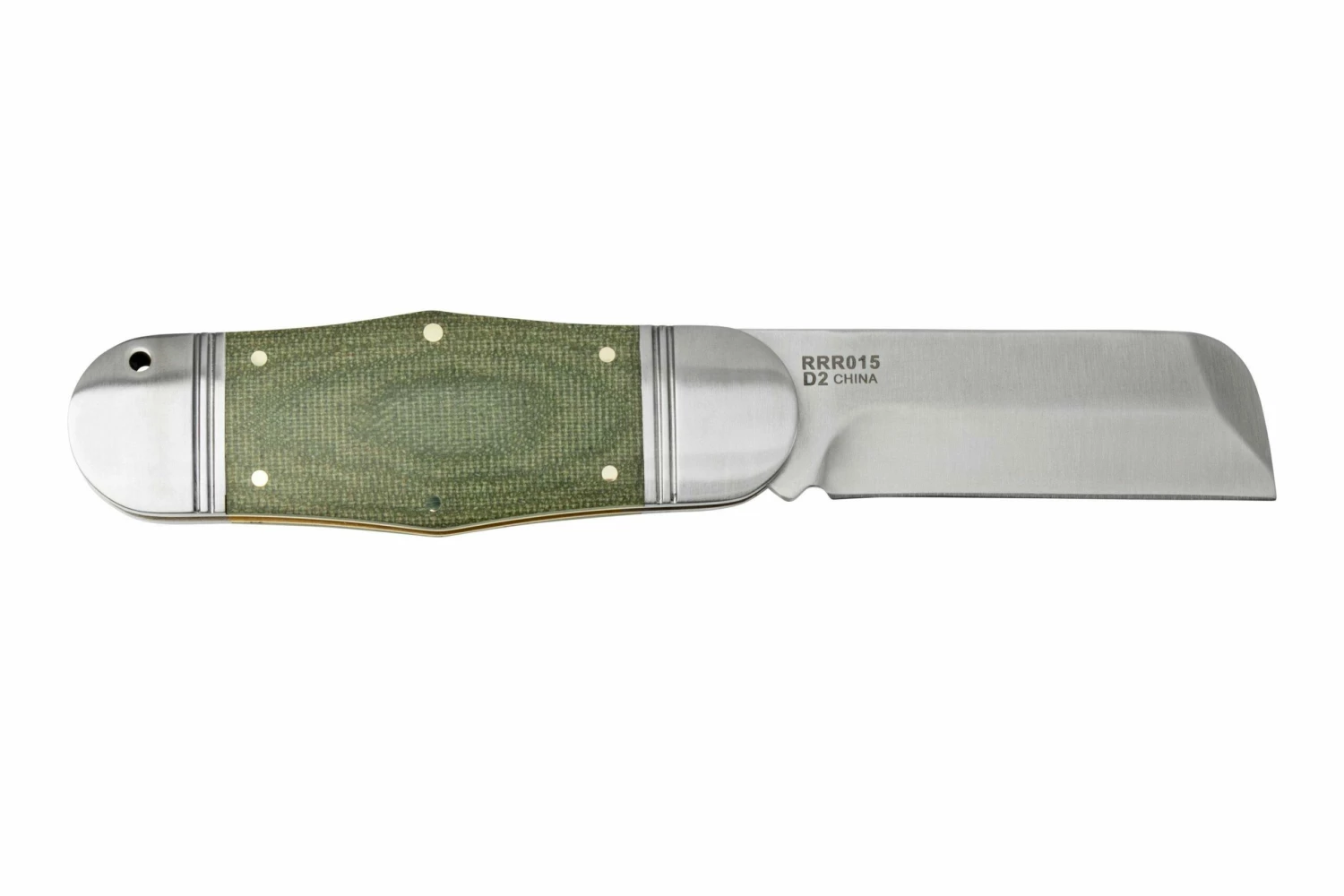 Rough Ryder Reserve Hippo Toe OD Green Micarta, RRR015 Navaja Slipjoint 4 Rough Ryder Reserve Hippo Toe OD Green Micarta, RRR015 Navaja Slipjoint - Imagen 2