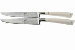 Lion Sabatier Edonist Perle Juego De Cuchillos Para Carne 2-unidades, Blanco, 808281