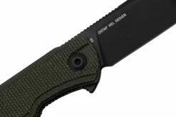 SENCUT Scitus S21042-3 Green Canvas Micarta Black Stonewashed D2, Navaja 12 SENCUT Scitus S21042-3 Green Canvas Micarta Black Stonewashed D2, Navaja -KNIVESANDTOOLS Ventas SES21042 3 05 sencut