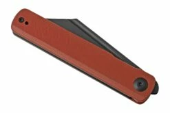 SENCUT Bronte SA08D Black Stonewashed, Burgundy G10, Navaja -KNIVESANDTOOLS Ventas SESA08D 06 sencut