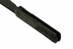 SENCUT Bronte SA08F Black Stonewashed, Dark Green Micarta, Navaja -KNIVESANDTOOLS Ventas SESA08F 04 sencut