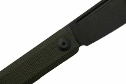 SENCUT Bronte SA08F Black Stonewashed, Dark Green Micarta, Navaja -KNIVESANDTOOLS Ventas SESA08F 05 sencut