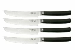 Shizu Hamono Takumi SS-1170-4, Juego De Cuchillos Para Carne 4 Piezas, Acero Damasco, 12,5 Cm