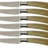 Saladini 6-delige Juego De Cuchillos Para Carne 23 Cm, Cuerno De Buey -KNIVESANDTOOLS Ventas SL4001PC6 01 saladini sl4001pc6 01