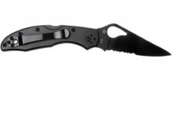 Spyderco Byrd Meadowlark 04BKPS2 Parcialmente Dentado, Negro -KNIVESANDTOOLS Ventas SPBY04BKPS2 02 spyderco byrd meadowlark 2 spby04bkps2 02