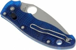 Spyderco Manix 2 Translucent Blue PE - C101PBL2 -KNIVESANDTOOLS Ventas SPC101PBL2 04 spyderco manix 2 spc101pbl2 04