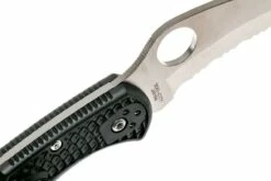 Spyderco Tasman Salt 2 C106SBK2 Navaja, Negro -KNIVESANDTOOLS Ventas SPC106SBK2 06 spyderco spc106sbk2 06