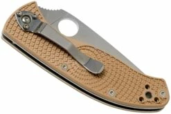 Spyderco Tenacious Lightweight Tan C122PTN FRN Navaja -KNIVESANDTOOLS Ventas SPC122PTN 04 spyderco