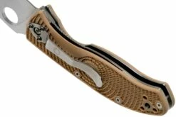 Spyderco Tenacious Lightweight Tan C122PTN FRN Navaja -KNIVESANDTOOLS Ventas SPC122PTN 05 spyderco