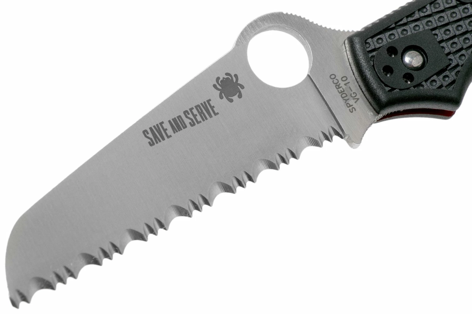 Spyderco Rescue 3 Thin Red Line C14FSBKRD3 Cuchillo De Rescate De Sierra 5 Spyderco Rescue 3 Thin Red Line C14FSBKRD3 Cuchillo De Rescate De Sierra - Imagen 3