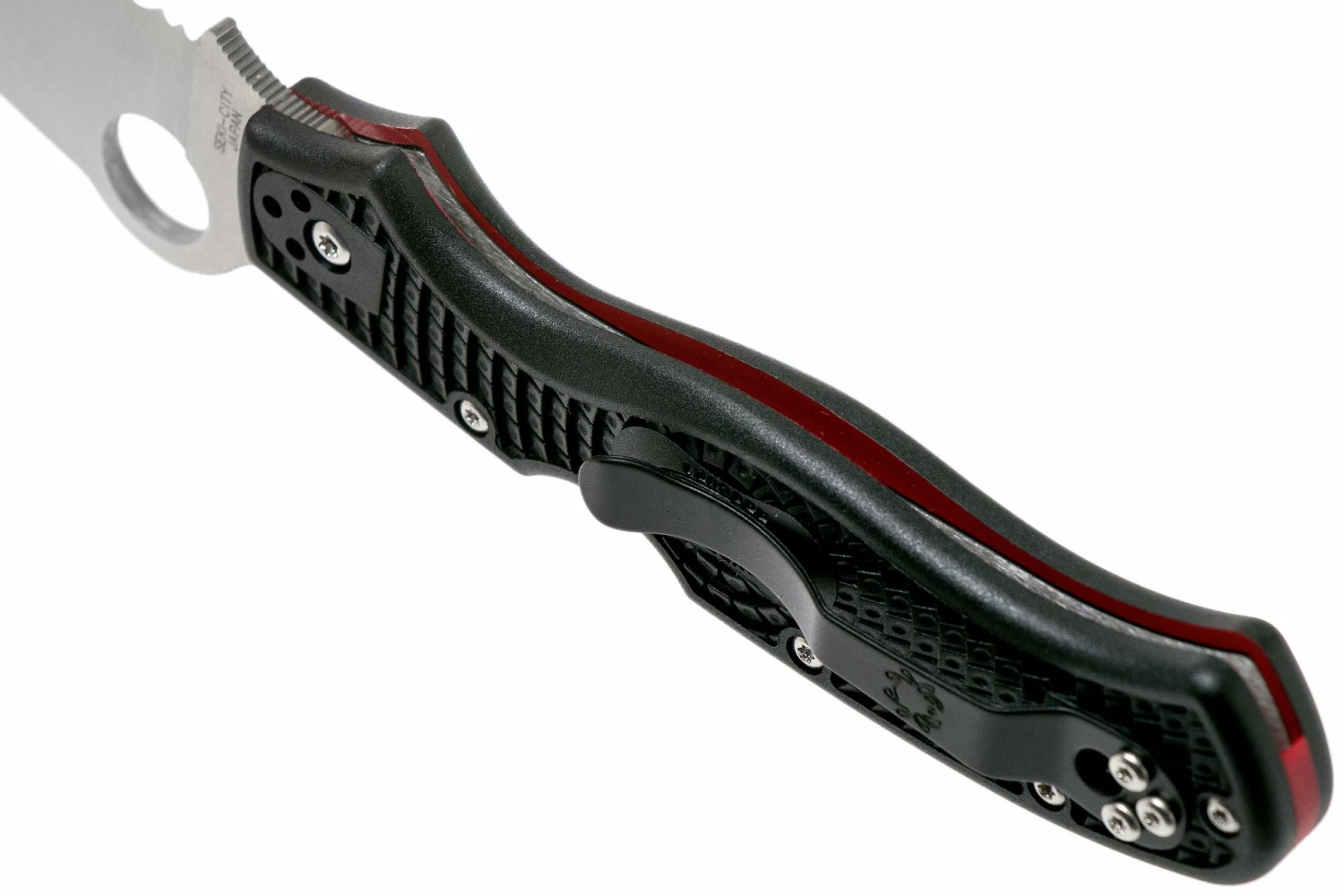 Spyderco Rescue 3 Thin Red Line C14FSBKRD3 Cuchillo De Rescate De Sierra 7 Spyderco Rescue 3 Thin Red Line C14FSBKRD3 Cuchillo De Rescate De Sierra - Imagen 5