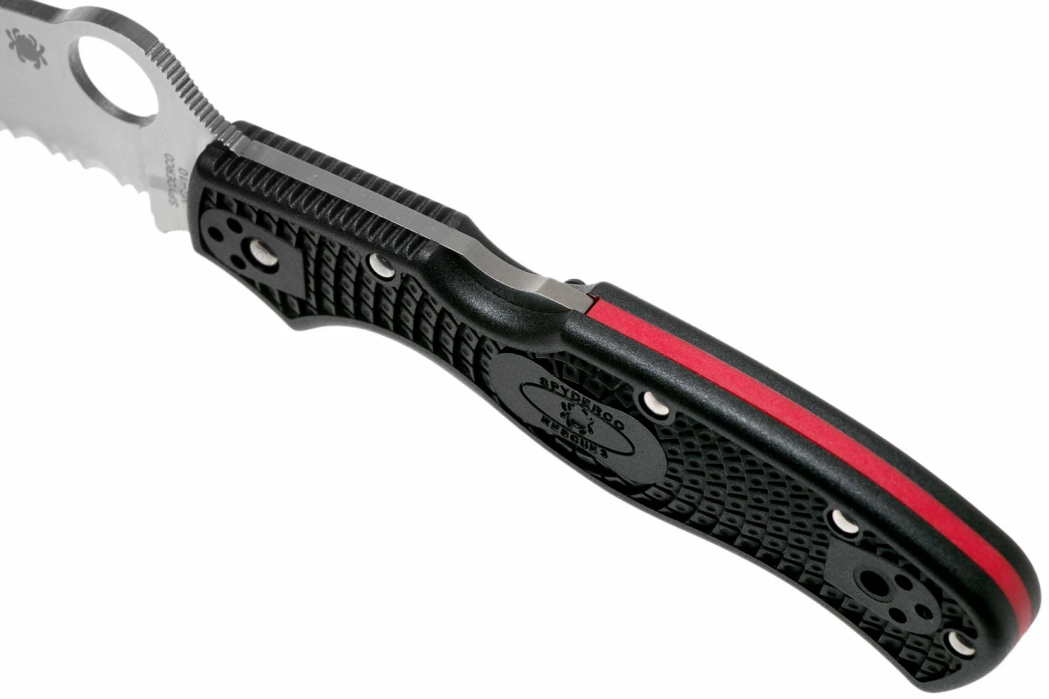 Spyderco Rescue 3 Thin Red Line C14FSBKRD3 Cuchillo De Rescate De Sierra 9 Spyderco Rescue 3 Thin Red Line C14FSBKRD3 Cuchillo De Rescate De Sierra - Imagen 7