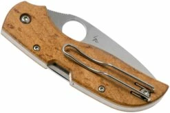 Spyderco Chaparral Birdseye Maple Wood C152WDP Navaja -KNIVESANDTOOLS Ventas SPC152WDP 04 spyderco