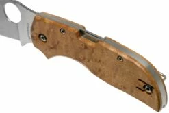 Spyderco Chaparral Birdseye Maple Wood C152WDP Navaja -KNIVESANDTOOLS Ventas SPC152WDP 07 spyderco