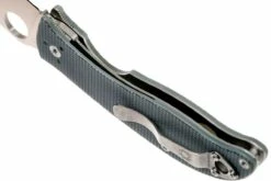 Spyderco Polestar C220GPGY Navaja. Sal Glesser Design -KNIVESANDTOOLS Ventas SPC220GPGY 05 spyderco spc220gpgy 05