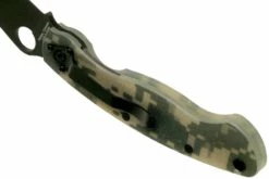 Spyderco Military PE Camo G-10, C36GPCMOBK -KNIVESANDTOOLS Ventas SPC36GPCMOBK 05 spyderco v202002
