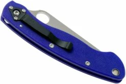 Spyderco Military C36GPDBL Dark Blue S110V, Navaja -KNIVESANDTOOLS Ventas SPC36GPDBL 04 spyderco