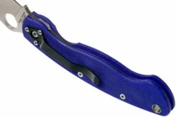 Spyderco Military C36GPDBL Dark Blue S110V, Navaja -KNIVESANDTOOLS Ventas SPC36GPDBL 05 spyderco