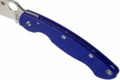 Spyderco Military C36GPDBL Dark Blue S110V, Navaja -KNIVESANDTOOLS Ventas SPC36GPDBL 07 spyderco