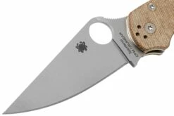 Spyderco C81MPCW2 Paramilitary 2 Brown Canvas Micarta CruWear Navaja -KNIVESANDTOOLS Ventas SPC81MPCW2 03 spyderco