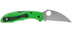Spyderco Salt 2 Green Wharncliffe LC200N C88FSWCGR2 Serrated Navaja -KNIVESANDTOOLS Ventas SPC88FSWCGR2 02 spyderco