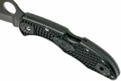 Spyderco C88PBBK2 Salt 2, Plain Edge, Negro -KNIVESANDTOOLS Ventas SPC88PBBK2 07 spyderco spc88pbbk2 07