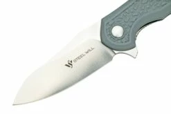 Steel Will Modus F25M-14 Grey FRN, Hoja D2, Navaja -KNIVESANDTOOLS Ventas SWK F25M 14 03 steelwill