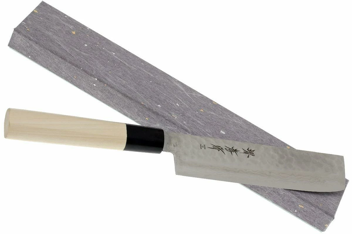 Sakai Takayuki 45-Layer Damascus Nakiri, 16 Cm, 7253 7 Sakai Takayuki 45-Layer Damascus Nakiri, 16 Cm, 7253 - Imagen 5