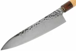 Sakai Takayuki Cuchillo De Chef 33-Capas Damascus Hammered WA 21 Cm -KNIVESANDTOOLS Ventas TA07475 03 sakai takayuki