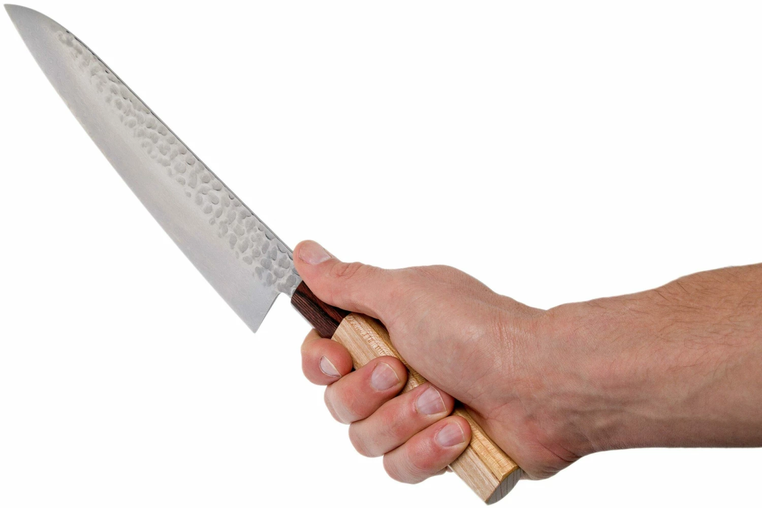 Sakai Takayuki Cuchillo Cocinero 33-Capas Damascus Hammered WA 24 Cm 8 Sakai Takayuki Cuchillo Cocinero 33-Capas Damascus Hammered WA 24 Cm - Imagen 6