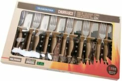 Tramontina Churrasco Jumbo 12-unidades Juego De Cubiertos Para Carne, 29899-239 -KNIVESANDTOOLS Ventas TC29899 239 05 tramontina churasso tc29899 239 05