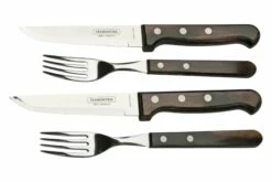 Tramontina Churrasco Gaucho 29899-312, Juego De Cubiertos Para Carne De 4 Piezas