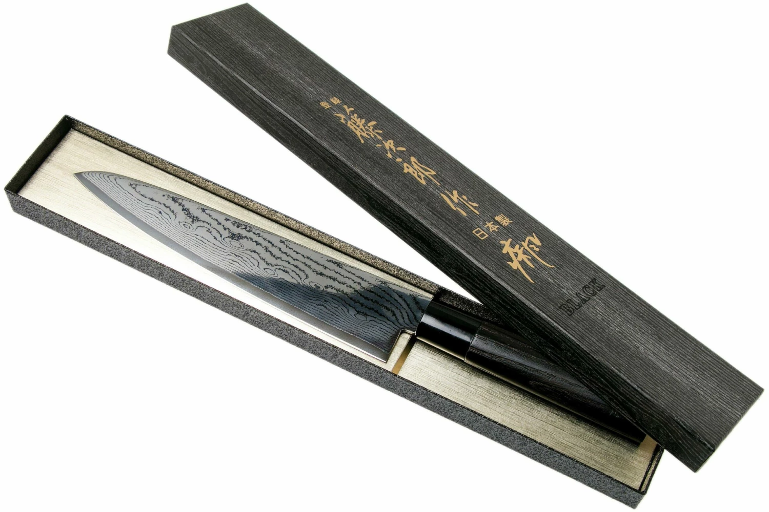 Tojiro Shippu Black Damascus Cuchillo De Chef 21 Cm, FD-1594 10 Tojiro Shippu Black Damascus Cuchillo De Chef 21 Cm, FD-1594 - Imagen 8