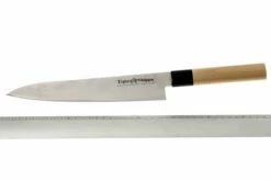 Tojiro Shippu De 63 Capas Damasco, Cuchillo De Chef 24 Cm -KNIVESANDTOOLS Ventas TJFD595 24 06 tojiro shippu koksmes 24cm tjfd595 24 d5