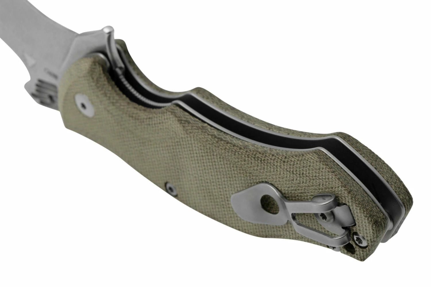 Viper Magà V5912CG N690 Böhler Stone Washed, Green Canvas Micarta, Navaja 6 Viper Magà V5912CG N690 Böhler Stone Washed, Green Canvas Micarta, Navaja - Imagen 4