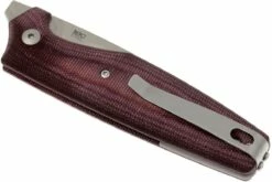 Viper Dan 1 5928CBR Burgundy Micarta N690, Drop-point -KNIVESANDTOOLS Ventas VPV5928CBR 04 viper dan 1 vpv5928cbr 04