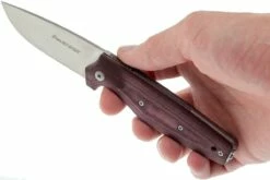 Viper Dan 1 5928CBR Burgundy Micarta N690, Drop-point -KNIVESANDTOOLS Ventas VPV5928CBR 08 viper dan 1 vpv5928cbr 08