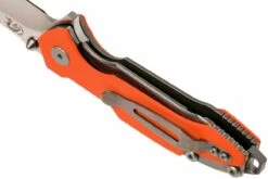 Viper Storm V5954GO Orange G10 - Satin, Rick Hinderer Design -KNIVESANDTOOLS Ventas VPV5954GO 05 viper storm vpv5954go 05