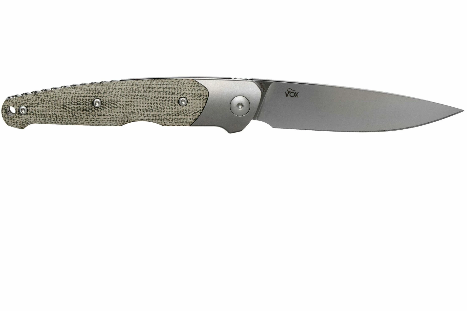 Viper Key V5978CV Bolster Green Canvas Micarta Navaja, Jesper Voxnaes Design 4 Viper Key V5978CV Bolster Green Canvas Micarta Navaja, Jesper Voxnaes Design - Imagen 2