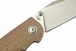Viper Turn V5988CN Natural Canvas Micarta Navaja, Fabrizio Silvestrelli Design -KNIVESANDTOOLS Ventas VPV5988CN 05 viper